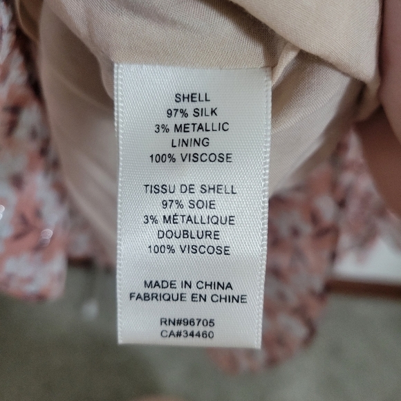 Rebecca Taylor Women's Sleeveless Floral Ruffle Mini Dress Size 2 - Picture 7 of 7